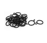 28mmx47mm cortina ferro telo scorrimento degli anelli ad occhiello nero 24pz