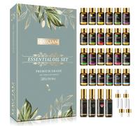 28pcs oli essenziali naturali puri Set regalo massaggio doccia diffusore Aroma olio lavanda vaniglia salvia gelsomino rosa antistress 28pcs New Package
