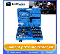 28PCS Tester di pressione del liquido di raffreddamento del radiatore Kit di strumenti di ricarica del vuoto e Set di riempimento di spurgo pneumatico universale per Airlift Car Auto Truck
