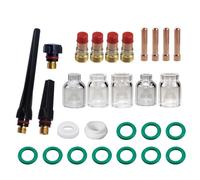 28Pcs Tig Saldatura Torcia Accessori Stubby Lenti 4 12 Coppa per