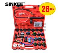 28PCS Universale Tester di Pressione Del Radiatore Sistema di Raffreddamento Sotto Vuoto Serbatoio Ricarica Prova 3.5 Bar Per BMW VW Ford GM