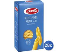 28x Bundle Barilla Semola 70 Mezze Penne Rigate Gr500