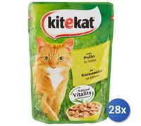 28x Bundle Kitekat Buste 100 Grammi Pollo Salsa