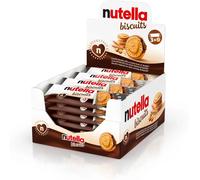 28x Nutella Biscuits 84 Biscotti in Confezioni da 3 Cremoso Ripieno di Nutella