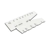 29/30 Gradi Calibro Filettatura Angoli Vite Modello Gage In Acciaio Inox Misura Filo Taglio Officina Strumento di Ispezione