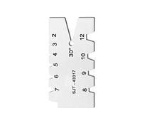 29/30 Gradi Filettatura Calibro Angoli Vite Template Gage In Acciaio Inox Misura Filettatura Strumento di Misura di Taglio