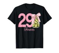 29° Compleanno 29 Forever Fiocco Rosa Pickle Party 30 40 50 60 Maglietta