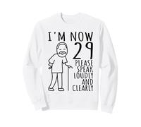 29° Compleanno per Lui/Uomini | I'm Now 29 Anni | 29 Bday Felpa