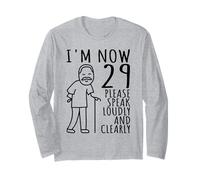 29° Compleanno per Lui/Uomini | I'm Now 29 Anni | 29 Bday Maglia a Manica