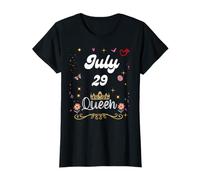 29 luglio Regina Nata Il 29 luglio Compleanno Ragazza Donne Maglietta