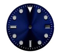 29 mm blu luminoso NH35 quadrante orologio subacqueo volti adatti accessori di movimento set verde con le mani
