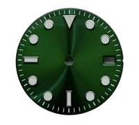 29 mm blu luminoso NH35 quadrante orologio subacqueo volti adatti accessori di movimento set verde con le mani