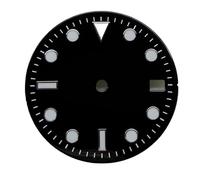 29 mm blu luminoso NH35 quadrante orologio subacqueo volti adatti accessori di movimento set verde con le mani
