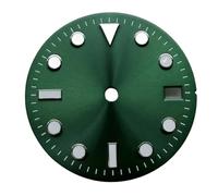 29 mm blu luminoso NH35 quadrante orologio subacqueo volti adatti accessori di movimento set verde con le mani