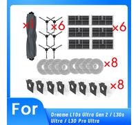29 Pezzi per L10s Gen 2 / L30s / L30 Pro Robot Vacuum Main Side Brush M8237