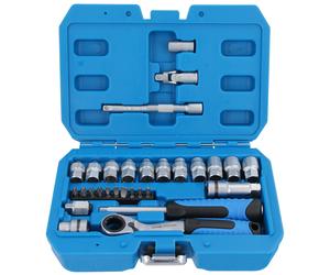 29-tlg Durchsteck Chiavi Set 1/4 Pollici Scanalato Torx Bits Dadi