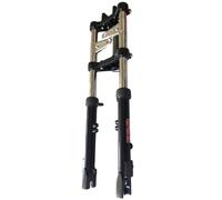 290007E FORCELLA EBR PEUGEOT 103 / MBK 51 IDRAULICA NERA IN ALLUMINIO -