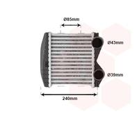 29004003 VAN WEZEL Intercooler per SMART