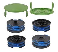 2900719 bobine e 3411546A-6 tappi per bobina con linea da 6 m per trimmer Greenworks 2101602 2101602A BST4000 ST40B410 STBA40B210 21107 2101507 2101507 210150. 7UA 2101507UC G40LT G40LTK2 G40LTK2X