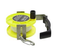 290FT Cave Diving Adjustable Handle Reel - Technical Diving Line Reel With 3-Speed Ratchet System (Stop/Free Spool/Tension) | Underwater Guide Rope Deployer For Cave, Wreck