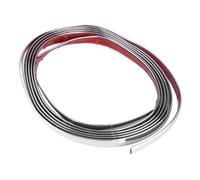 290x12cm Fascia Paraurti Auto Argento In PVC Eurowagens Per VW Golf
