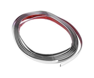 290x12cm Fascia Paraurti Auto Argento In PVC Eurowagens Per VW Golf