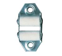 2917 Q.TA' 50 GUIDACINGHIA FERRO VERTICALE C/RULLINI PLASTICA