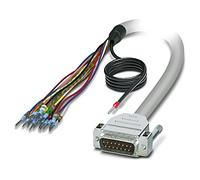 2926496 Cavo D-Sub 15pin Connettore,Cavo PVC L: 6m Grigio 1:1 Connessione PHO...