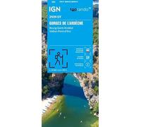 2939OT GORGES DE L'ARDECHE BOURG ST ANDEOL VALLON PONT D'ARC: 1:25000