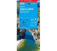 2939OTR GORGES DE L'ARDECHE ST ANDEOL VALLON PONT D'ARC: 1:25000