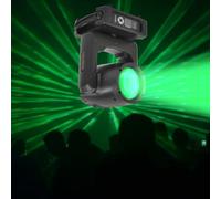 295 luci da palcoscenico, luce da DJ per feste, discoteca, matrimonio, nero, stroboscopio, rotazione evento live 13 colori di luce + luce bianca [classe di efficienza energetica E]