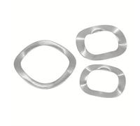 295 pezzi M3-M12 304 Rondella ondulata in acciaio inossidabile a tripla cresta elastica Per Riparazioni