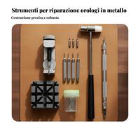 296 Pezzi Set Attrezzi da Orologiaio Multiuso Set Attrezzi Cambio Cinturino