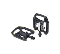 Coppia di pedali bbb dualchoice trail semi automatic matte black
