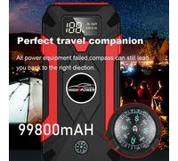 299800mah 1000A Avviatore di emergenza portatile 12V Alimentatore di avviamento di emergenza per automobili ad alta potenza per veicoli a benzina diesel