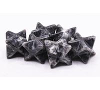 29mm Labradorite 8 Punto Merkaba Stella Lucidato Pietra Minerale - Madagascar