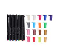 29Pcs Fine Point Pen Set with 17 Pen Adapters, Compatible for Maker 3 and Explore Air 2, Cutting Machine Accessory for DIY Stencils on Glass Metal Ceramic