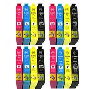 29XL x 16 Compatibile 4 Nero 4 Ciano 4 Magenta 4 Giallo Epson Ref T2991 T2992 T2993 T2994 per l'uso con Epson Expression Home XP-235 XP-332 XP-335 XP-432 XP-435 Non OEM