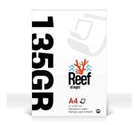 2AINTIMO Carta 135gr DIN A4 - Carta Patinata Lucida 135 grammi - Stampanti Laser e Inkjet - Cartoncino BIANCO 21x29,7 cm A4 - Ufficio, Stampa, Fotografia, Hobbies, compatibile con ogni stampante (50)