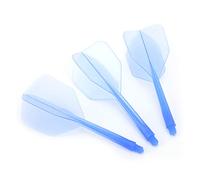 2BA Dart Shaft e Flights, Dart Shafts and Flights, ricambio per freccette integrato per freccette 2BA con diametro filettato (blu)