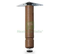 2BLISTER BL PIEDINI LEGNO X MOBILI CM.10 NOCE (PZ.4):