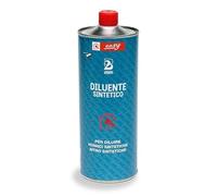 2BM Diluente Sintetico Solvente Industriale Linea Easy 1L | Per Vernici Nitro, Sintetiche, Oleosintetiche, Antiruggine e Finiture ad Olio | Ideale per Legno e Ferro | Bottiglia 1 Litro