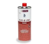 2BM Olio di Lino Rosso Oil-Tech pulizia, ravvivamento, lucidatura di mobili antichi e moderni non laccati | brillantezza e traspirazione del legno | Bottiglia 1 lt