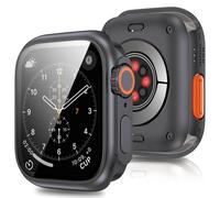 2Buyshop 3 in 1 Cover per Apple Watch Series 10 46mm Case con Vetro Temperato Pellicola Protettiva + Copertina Posteriore Sembra iWatch Ultra Protezione Antiurto per Apple Watch 10 Cover 46mm