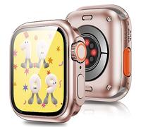 2Buyshop 3 in 1 Cover per Apple Watch Series 9 8 7 45mm Case con Vetro Temperato Pellicola Protettiva + Copertina Posteriore Sembra iWatch Ultra Protezione Antiurto per Apple Watch 9 8 7 Cover 45mm