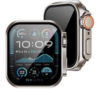 2Buyshop Cover per Apple Watch Serie 10 42mm Case con Vetro Temperato Privacy Pellicola, Sembra iWatch Ultra Anti Spia Rigida PC Protezione Case Custodia per Apple Watch Series 10 Cover 42mm