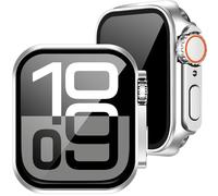 2Buyshop Cover per Apple Watch Serie 10 46mm Case con Vetro Temperato Privacy Pellicola, Sembra iWatch Ultra Anti Spia Rigida PC Protezione Case Custodia per Apple Watch Series 10 Cover 46mm