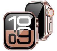 2Buyshop Cover per Apple Watch Serie 10 46mm Case con Vetro Temperato Privacy Pellicola, Sembra iWatch Ultra Anti Spia Rigida PC Protezione Case Custodia per Apple Watch Series 10 Cover 46mm