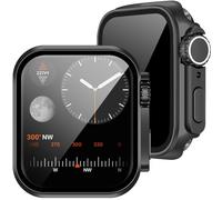 2Buyshop Cover per Apple Watch Serie SE 6 5 4 44mm Case con Vetro Temperato Privacy Pellicola, Sembra iWatch Ultra Anti Spia Protezione Case Custodia per Apple Watch Series SE 2023 6 5 4 Cover 44mm