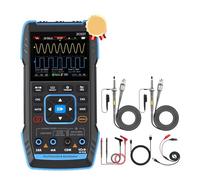 2C53T 2C23T Aggiornamento 3 in 1 Oscilloscopio Multimetro Generatore di Segnale 50 MHz Larghezza di Banda 250 MS Velocità Doppio 20000 Conteggi(2C53T with P6100x2)